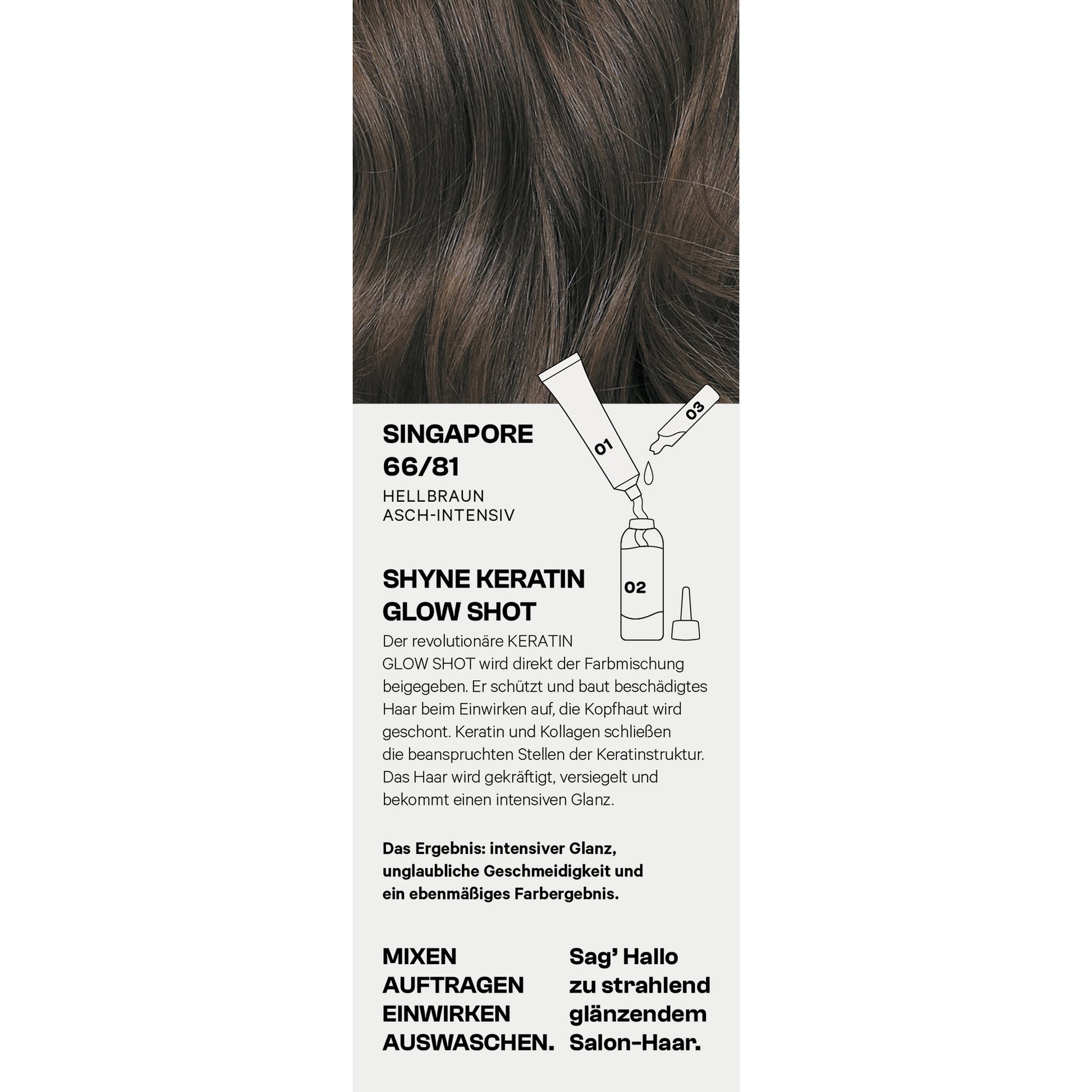 Keratin Color Singapore vor der Anwendung
