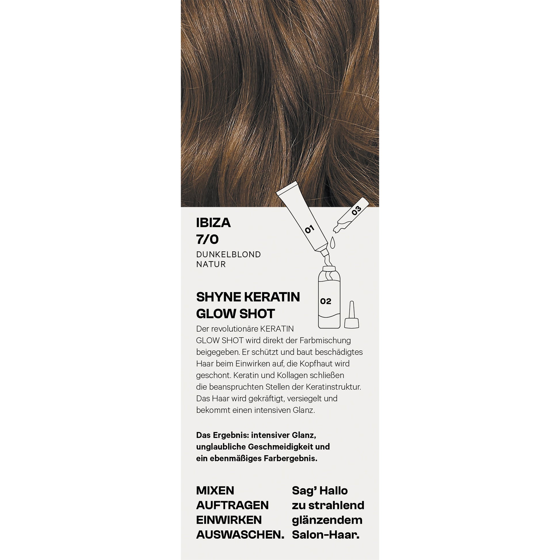 Keratin Color Ibiza vor der Anwendung