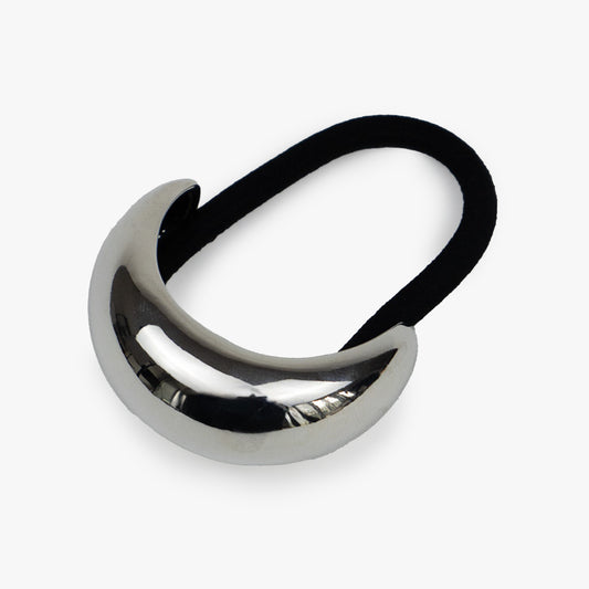Haargummi Bow | Silber