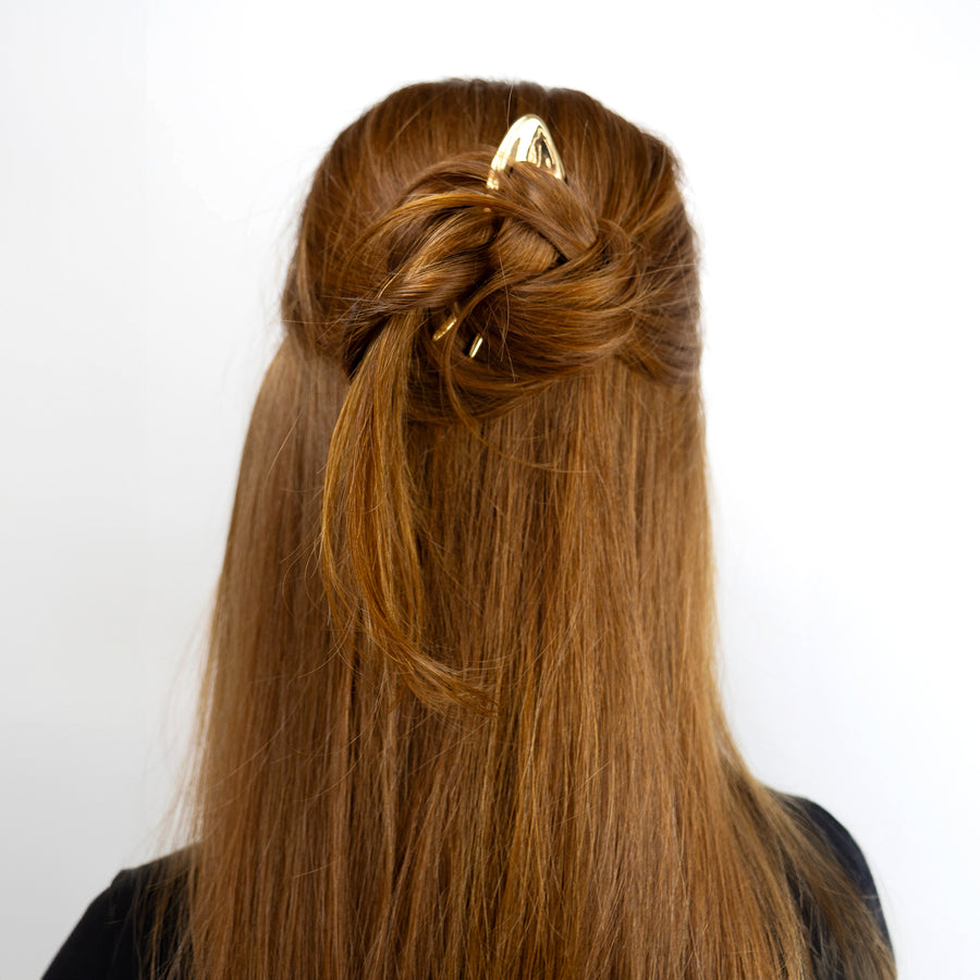 Hairpin Wishbone | Gold