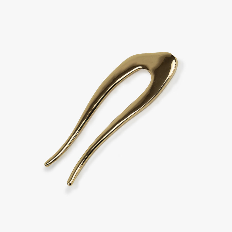 Hairpin Wishbone | Gold