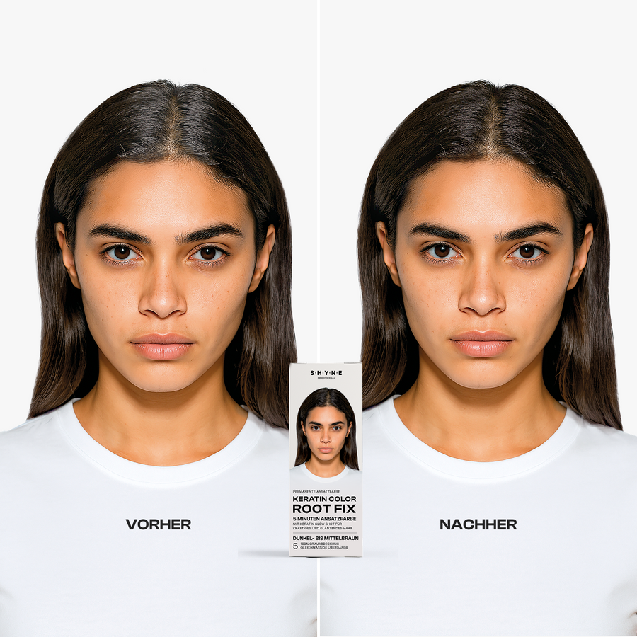 Dunkel- bis Mittelbraun